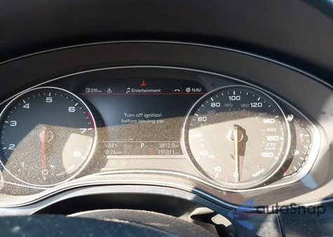 2013 Audi A6 3.0T Premium from USA, damaged, VIN WAUGGAFC4DN155366